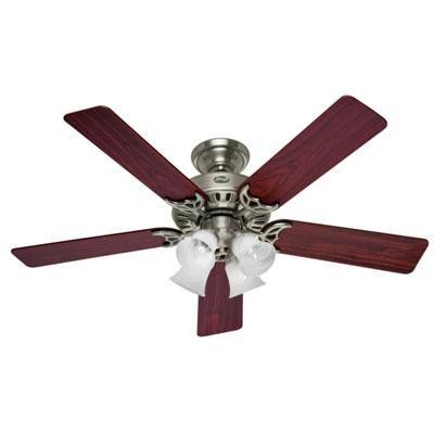 52" Studio Nickel Ceiling Fan