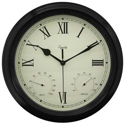 Elc 12" Metal Outdoor Clock