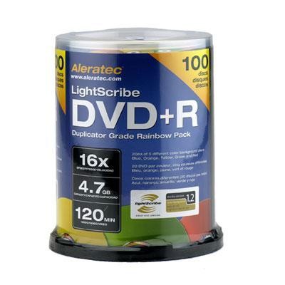 DVD+R LS Rainbow 100-Pack