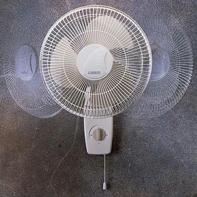 12" Oscillating Wall-mount Fan