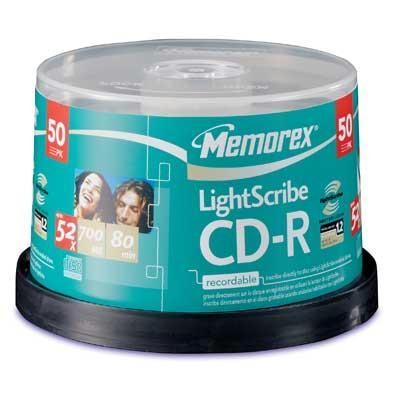 Cd-r 50 Pk Spindle Lightscribe