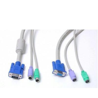 15' 3-in-1 Kvm Extension Cable