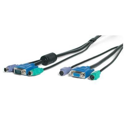 10\' 3-in-1 KVM Extension Black