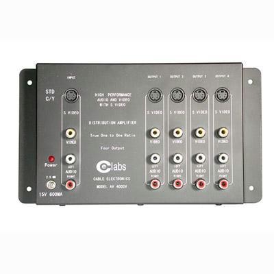 4 Output A/V SVideo Amp