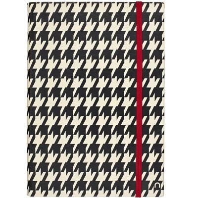 Madeline Houndstooth Ecru Blk