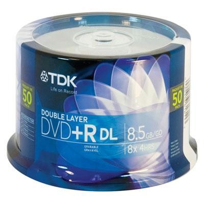 Dvd+r Double Layer 8.5gb 50pk