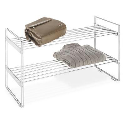 Stackable Closet Shelves 2tier