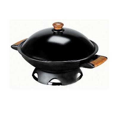 Wb Electric Wok 6qt Black