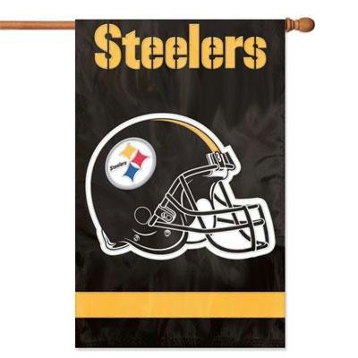 Steelers Applique Banner Flag