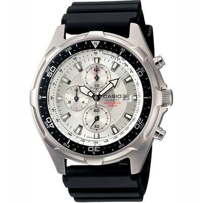 Analog Chrono Resin Band Watch