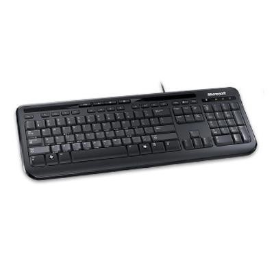 Wired Kbrd 600 Usb Port Blk