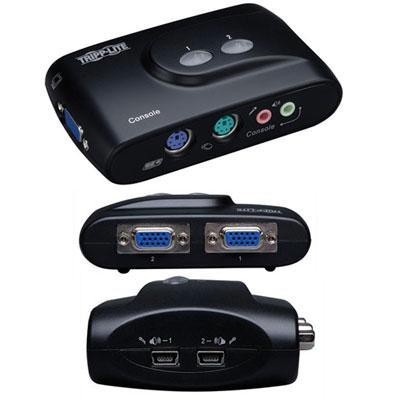 2-port Compact Ps/2 Kvm Switch