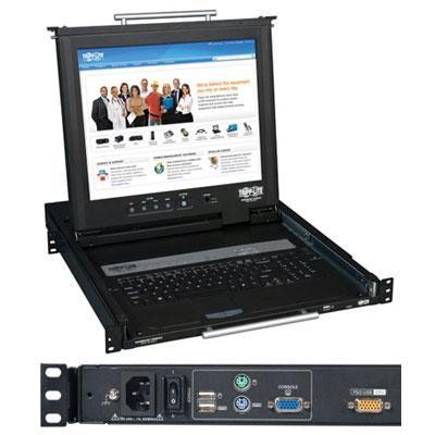 KVM Rack Console 1U Dual Rail