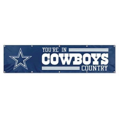 Cowboys 8ft X 2ft Banner