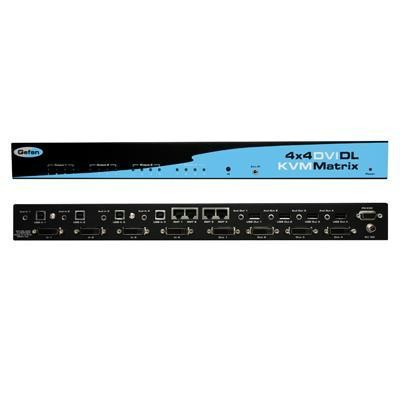 4x4 DVI KVM Dual Link  Matrix