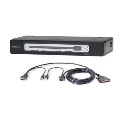 PRO3 4-port KVM Switch/2 Cable