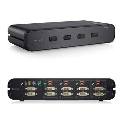 Secure KVM DVI-Ix2, 4-Port