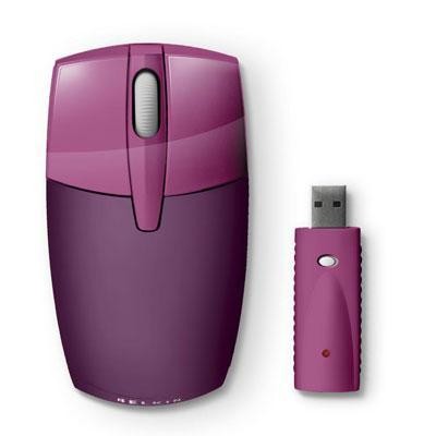 Wireless Mobile Mouse Plum