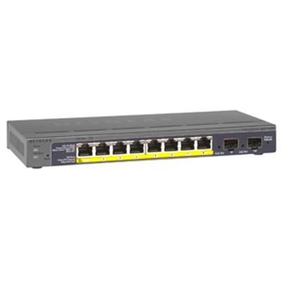 Switch 8-port Gig Poe 2-sfp