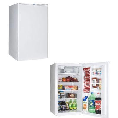 4.5cf Fridge W Freezer White