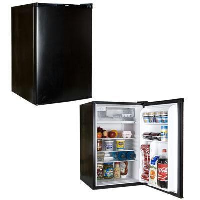 4.5cf Fridge W Freezer Black