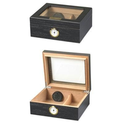 Capri Gt Blk Oak Cigar Humidor