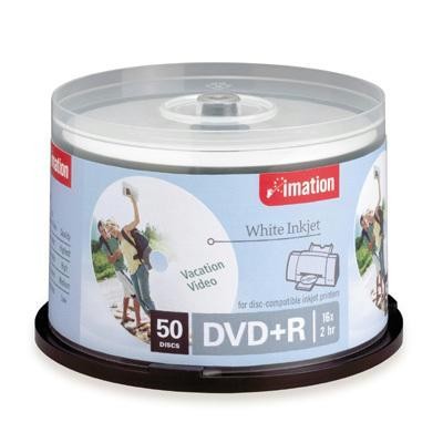 16x Dvd+r 50pk White Print