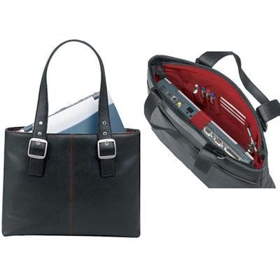 Laptop Tote-black/red