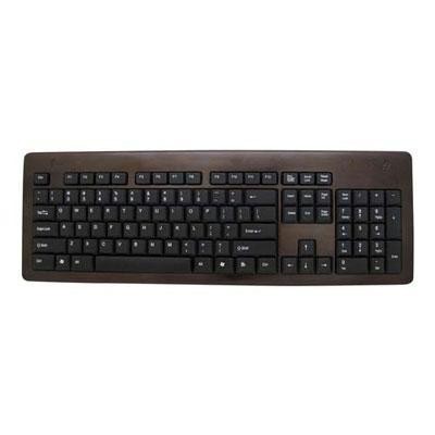 USB Keyboard 100% Bamboo Base