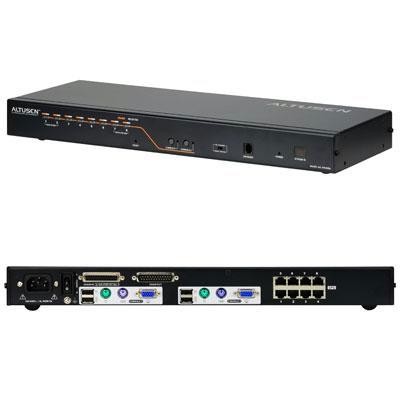 2 bus 8 Port Cat-5 KVM