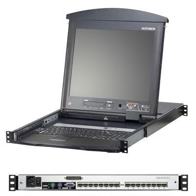 19\" 16-Port Cat5 LCD KVM