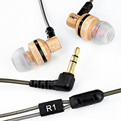 R1 Wooden Earphones