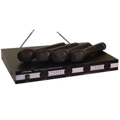 4 Mic VHF Wireless Microphone