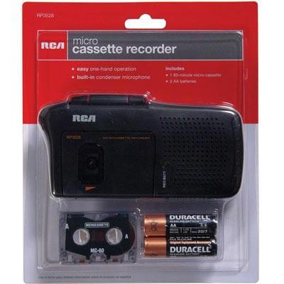 Rca Microcassette Recorder Blk