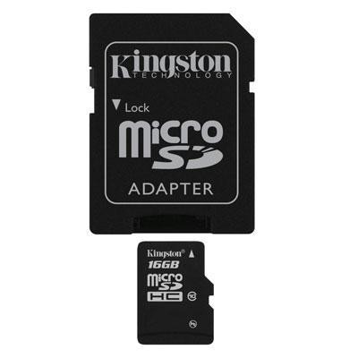 16GB microSDHC Class 10 Flash