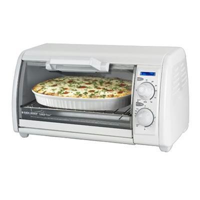 BD 4 Slice Toaster Oven Wht