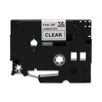 Black On Clear 3/8" Tape