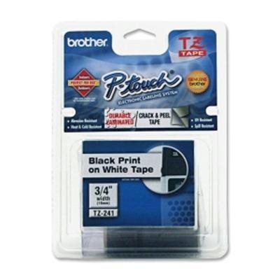Black On White 3/4" Tape