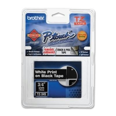 White On Black 3/4"