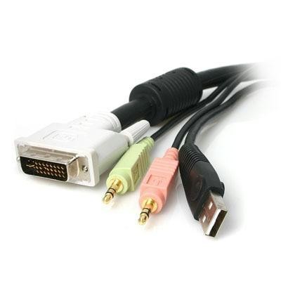 10\' 4 In 1 USB DVI KVM Switch