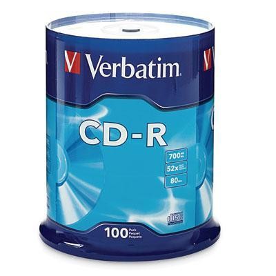 Cd-r 80min 700mb 52x -100pk