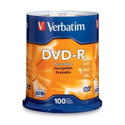 Dvd-r 4.7gb 16x 100 Pack