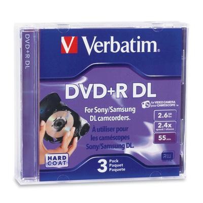 Mini Dvd+r Dl 2.6g 3pk