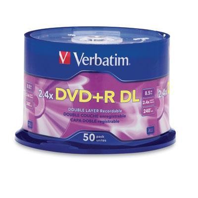 Dvd+r Dl 8.5gb 2.4x Branded 50