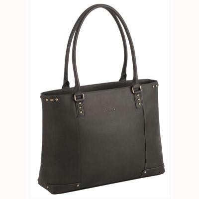 Leather Laptop Tote 15.6