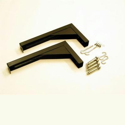 12" L Mounting Brackets Black