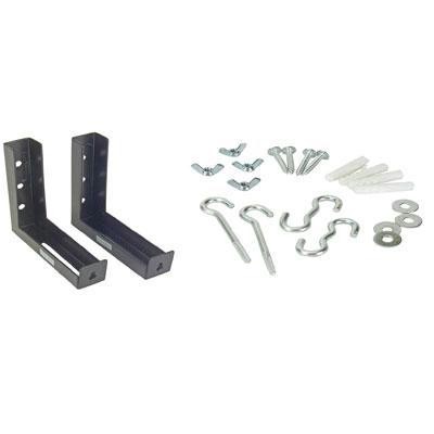 6" L Mounting Brackets Black