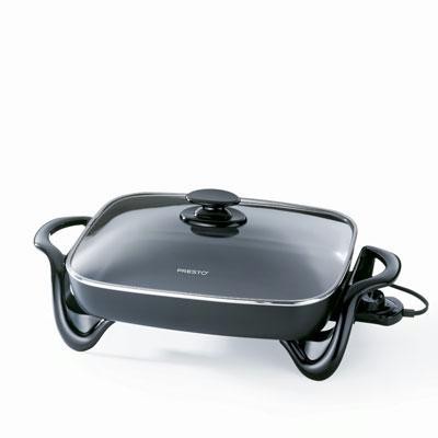 16" Electric Skillet W&#47;glass