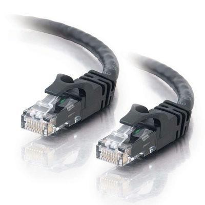 100' Cat6 Snagless Cable Black