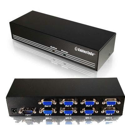 8 Port Uxga Monitor Split Ext